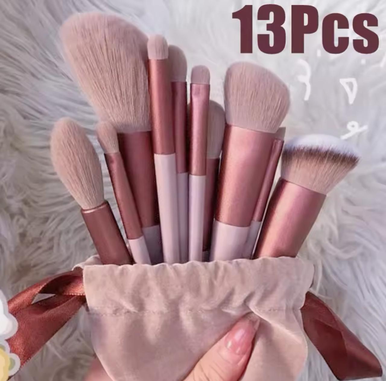 Brochas de maquillaje x13 unidades